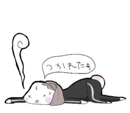 A little bunny for sports players sticker #14498778