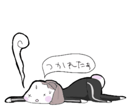 A little bunny for sports players sticker #14498778