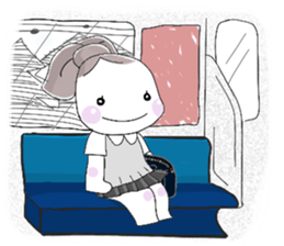 A little bunny for sports players sticker #14498779