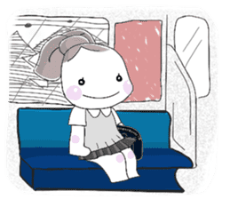A little bunny for sports players sticker #14498779