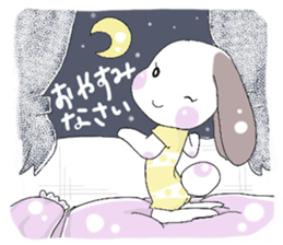 A little bunny for sports players sticker #14498781