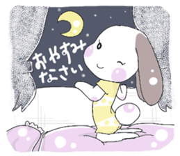 A little bunny for sports players sticker #14498781