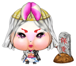 Rabbit love to drink milk(Rabbit milk) sticker #14499021