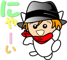 Hatter of cat-5 sticker #14500844
