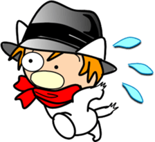 Hatter of cat-5 sticker #14500845