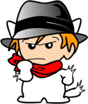 Hatter of cat-5 sticker #14500858