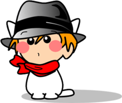 Hatter of cat-5 sticker #14500863