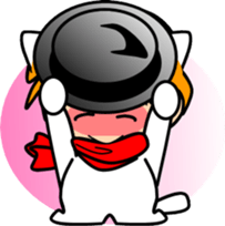 Hatter of cat-5 sticker #14500866