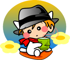 Hatter of cat-5 sticker #14500872