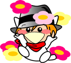 Hatter of cat-5 sticker #14500874