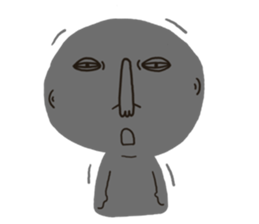 yellow ugly cartoon sticker #14501871