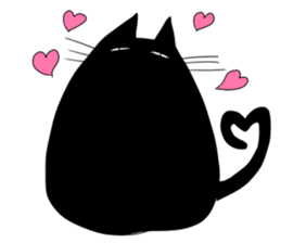 Clumsy cute cat sticker #14501892