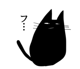Clumsy cute cat sticker #14501901