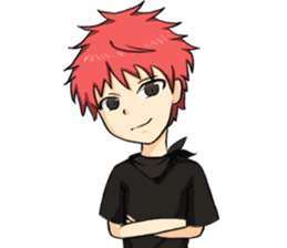 New Character Manga Boy sticker #14502194