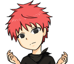 New Character Manga Boy sticker #14502195
