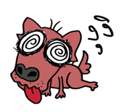 beware of dog bites sticker #14503278