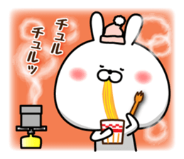 rabbit and mountain sticker #14503368