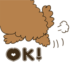 Poodle Gingy sticker #14503414