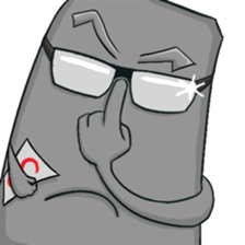 Stoneman so happy sticker #14504296