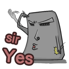 Stoneman so happy sticker #14504297