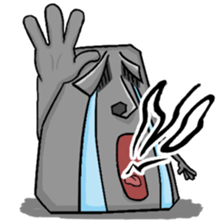 Stoneman so happy sticker #14504303