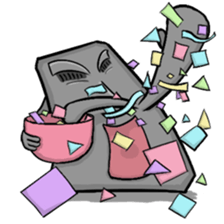 Stoneman so happy sticker #14504305