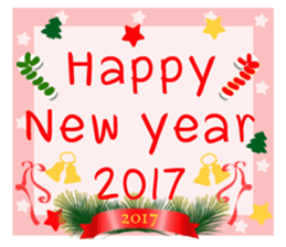 The New Year Send well wishes sticker #14504374