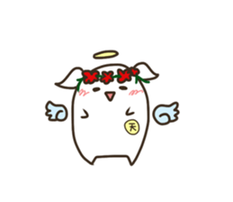 Cute angel!! sticker #14504428