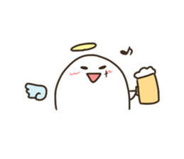 Cute angel!! sticker #14504448