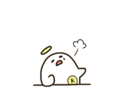 Cute angel!! sticker #14504458