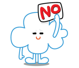 "Happy Cloudy" sticker #14504463