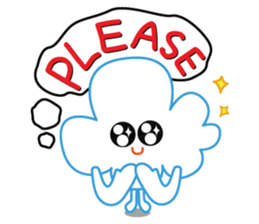 "Happy Cloudy" sticker #14504469
