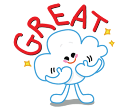 "Happy Cloudy" sticker #14504470