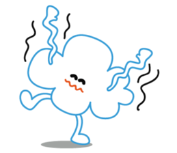 "Happy Cloudy" sticker #14504476