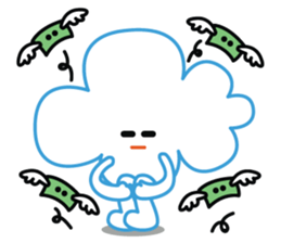"Happy Cloudy" sticker #14504480