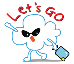 "Happy Cloudy" sticker #14504482