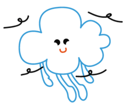 "Happy Cloudy" sticker #14504483