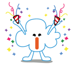 "Happy Cloudy" sticker #14504484