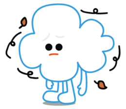"Happy Cloudy" sticker #14504486