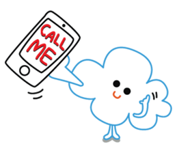 "Happy Cloudy" sticker #14504488