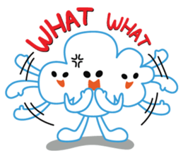 "Happy Cloudy" sticker #14504490