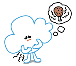 "Happy Cloudy" sticker #14504493