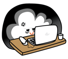 "Happy Cloudy" sticker #14504498