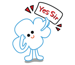 "Happy Cloudy" sticker #14504500