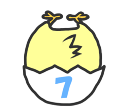 New Year's chick sticker sticker #14504545