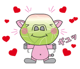 Cute vegitable animal vol02 sticker #14504644