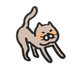 Boy with winter sticker #14505076