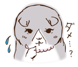 She is Coquettish-Fold sticker #14505250