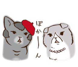 She is Coquettish-Fold sticker #14505252