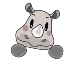 Baba The Rhino sticker #14505547